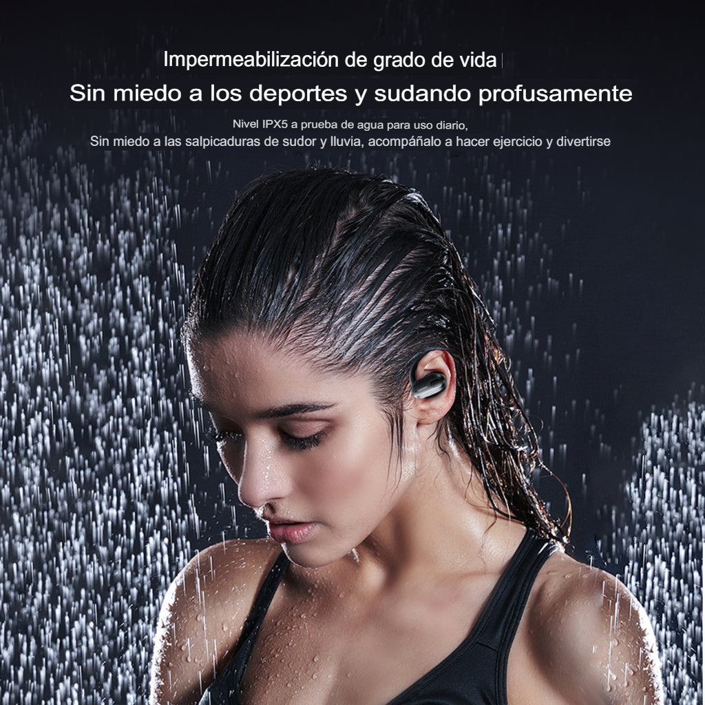 Auriculares Bluetooth 5.3 Lenovo Xt80 Thinkplus originales negros