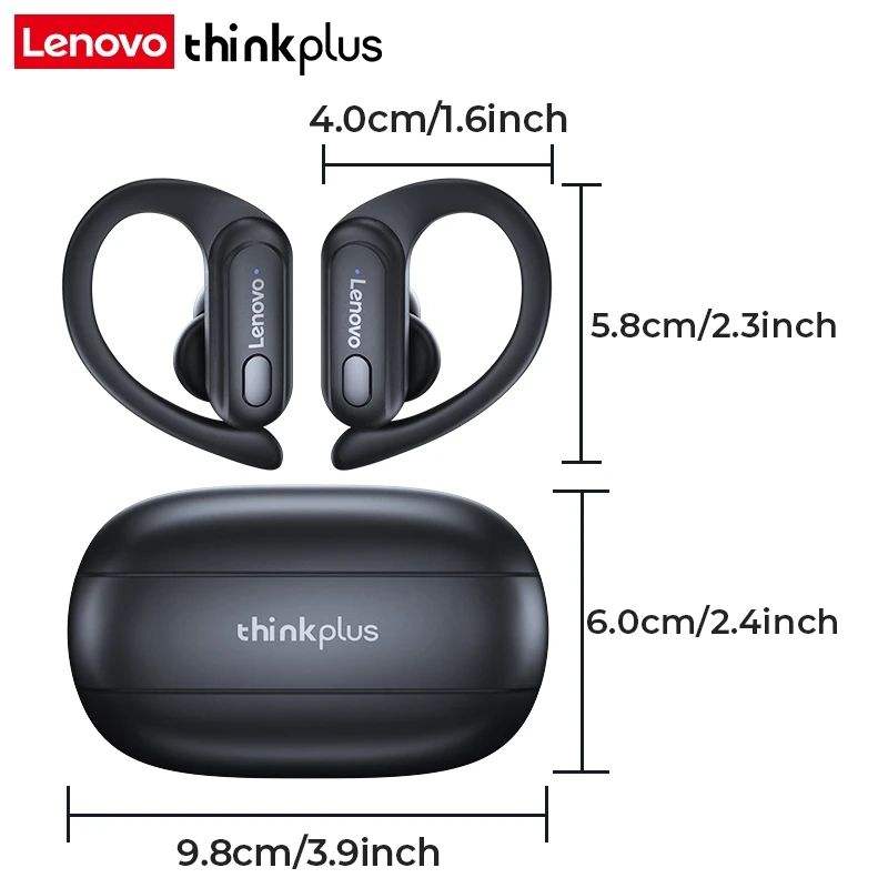 Auriculares Lenovo XT60 Bluetooth 5,3 Touch TWS con micrófono Reducción de ruido impermeables.