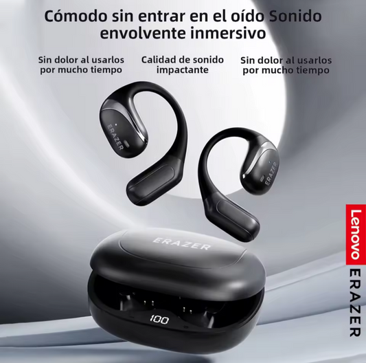 Audifonos Lenovo ERAZER X9 inalambricos, OWS HiFi, aprueba de agua