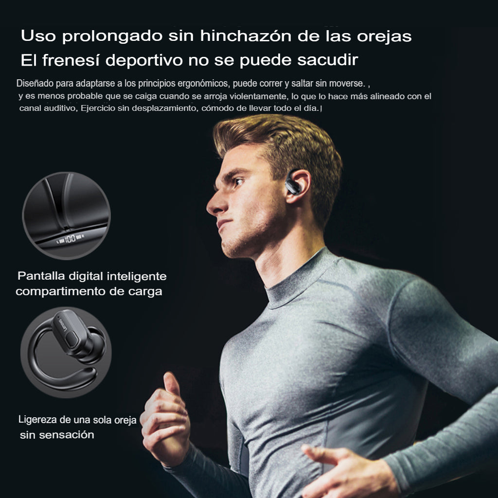 Auriculares Bluetooth 5.3 Lenovo Xt80 Thinkplus originales negros